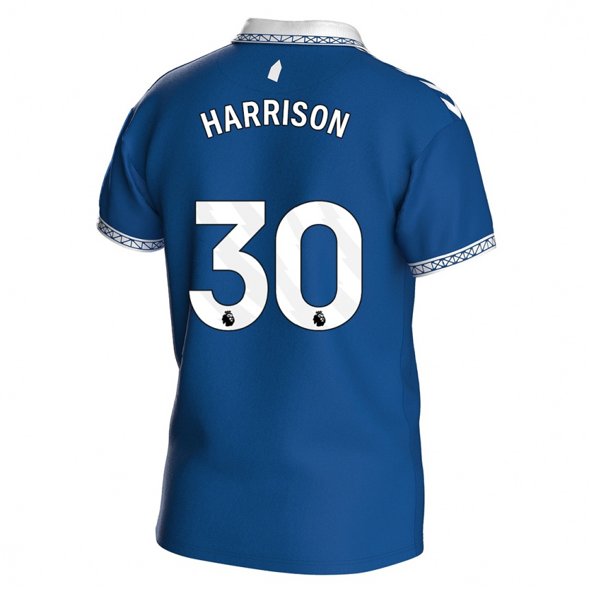 Vaikiškas Jack Harrison #30 Karališkai Mėlyna Namų Marškinėliai 2023/24 T-Shirt