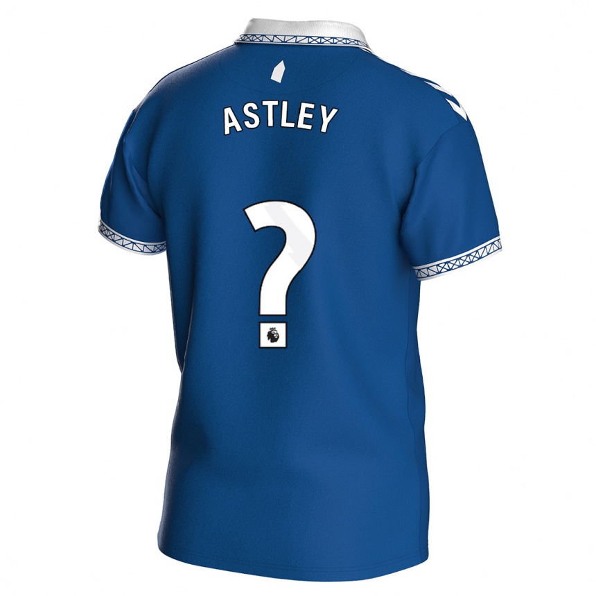 Vaikiškas Ryan Astley #0 Karališkai Mėlyna Namų Marškinėliai 2023/24 T-Shirt