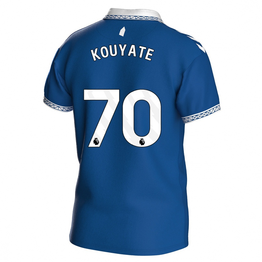 Vaikiškas Katia Kouyate #70 Karališkai Mėlyna Namų Marškinėliai 2023/24 T-Shirt