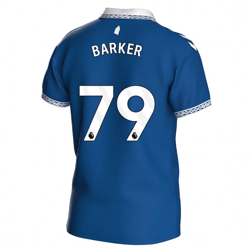 Vaikiškas Owen Barker #79 Karališkai Mėlyna Namų Marškinėliai 2023/24 T-Shirt