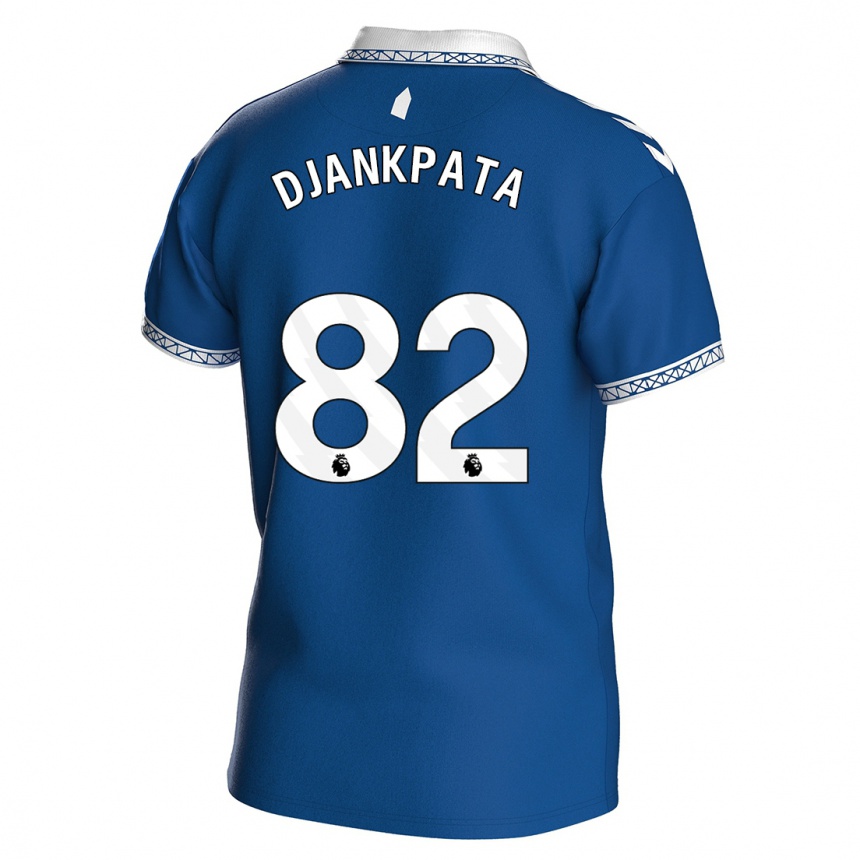 Vaikiškas Halid Djankpata #82 Karališkai Mėlyna Namų Marškinėliai 2023/24 T-Shirt