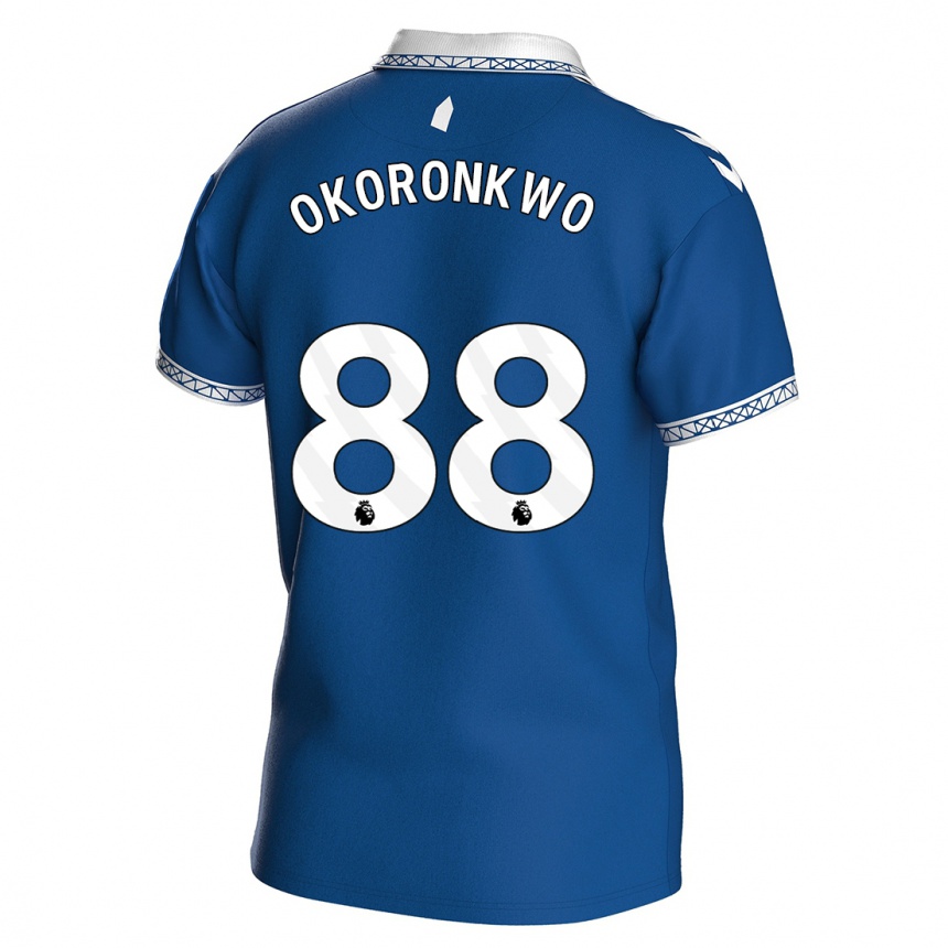 Vaikiškas Francis Okoronkwo #88 Karališkai Mėlyna Namų Marškinėliai 2023/24 T-Shirt