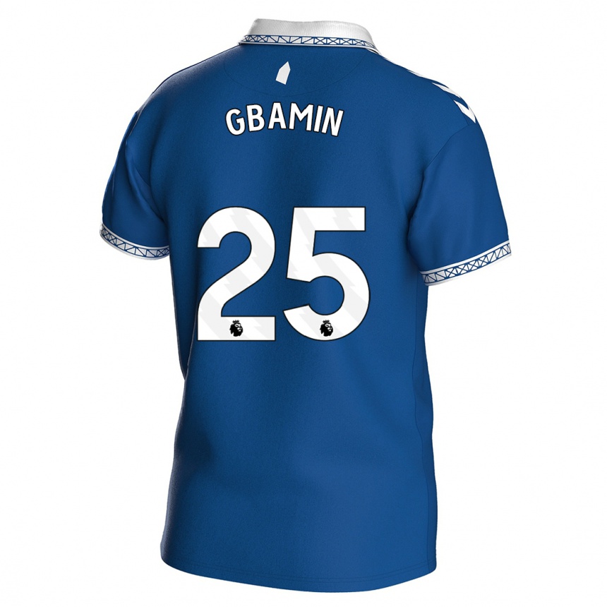 Vaikiškas Jean-Philippe Gbamin #25 Karališkai Mėlyna Namų Marškinėliai 2023/24 T-Shirt