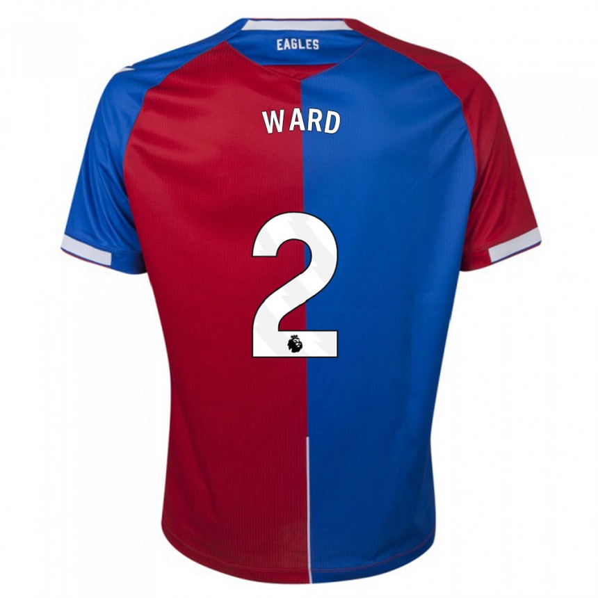 Vaikiškas Joel Ward #2 Raudona Melyna Namų Marškinėliai 2023/24 T-Shirt