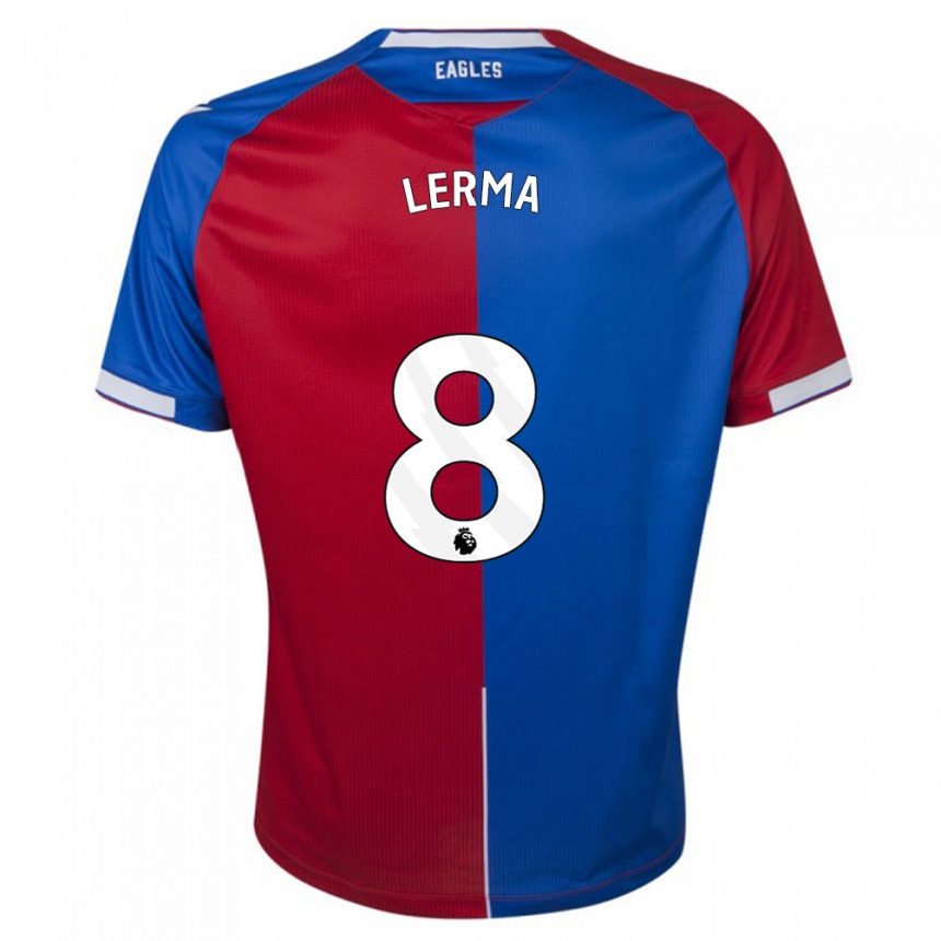 Vaikiškas Jefferson Lerma #8 Raudona Melyna Namų Marškinėliai 2023/24 T-Shirt