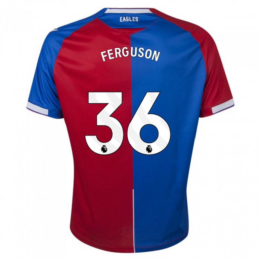 Vaikiškas Nathan Ferguson #36 Raudona Melyna Namų Marškinėliai 2023/24 T-Shirt