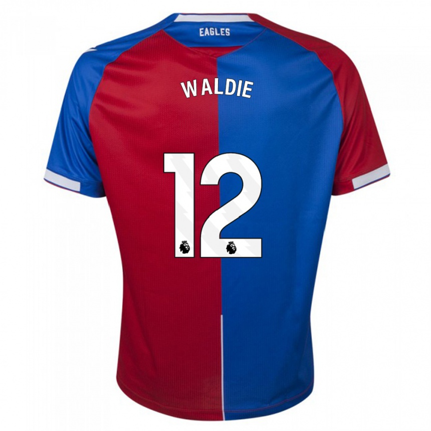 Vaikiškas Lizzie Waldie #12 Raudona Melyna Namų Marškinėliai 2023/24 T-Shirt