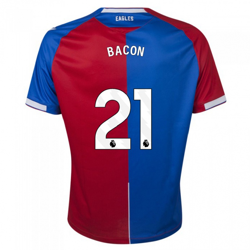 Vaikiškas Skye Bacon #21 Raudona Melyna Namų Marškinėliai 2023/24 T-Shirt