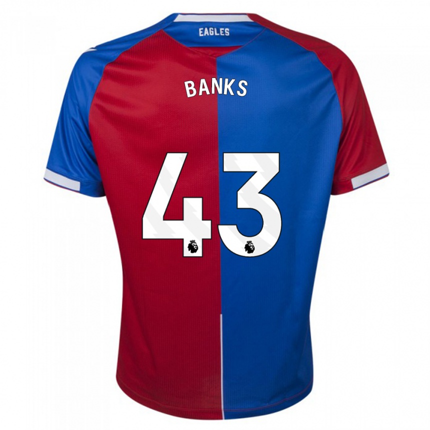 Vaikiškas Scott Banks #43 Raudona Melyna Namų Marškinėliai 2023/24 T-Shirt