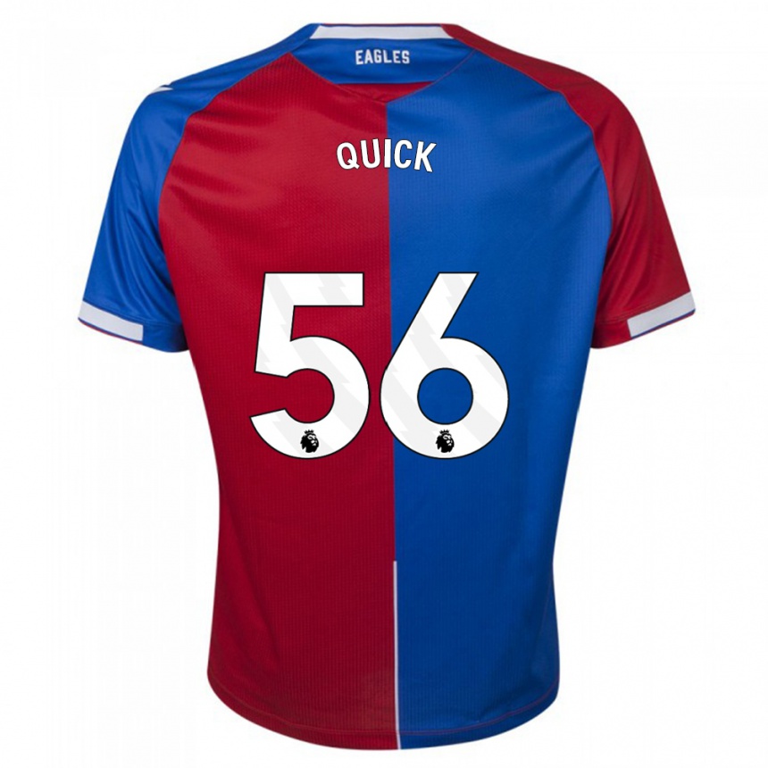 Vaikiškas Daniel Quick #56 Raudona Melyna Namų Marškinėliai 2023/24 T-Shirt