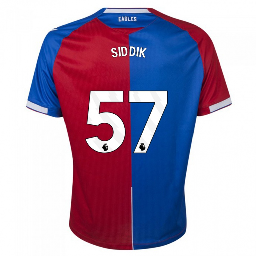 Vaikiškas Cardo Siddik #57 Raudona Melyna Namų Marškinėliai 2023/24 T-Shirt