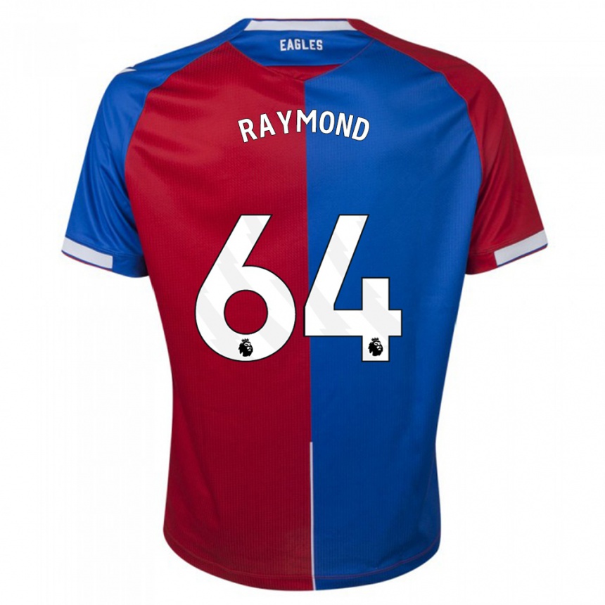 Vaikiškas Jadan Raymond #64 Raudona Melyna Namų Marškinėliai 2023/24 T-Shirt