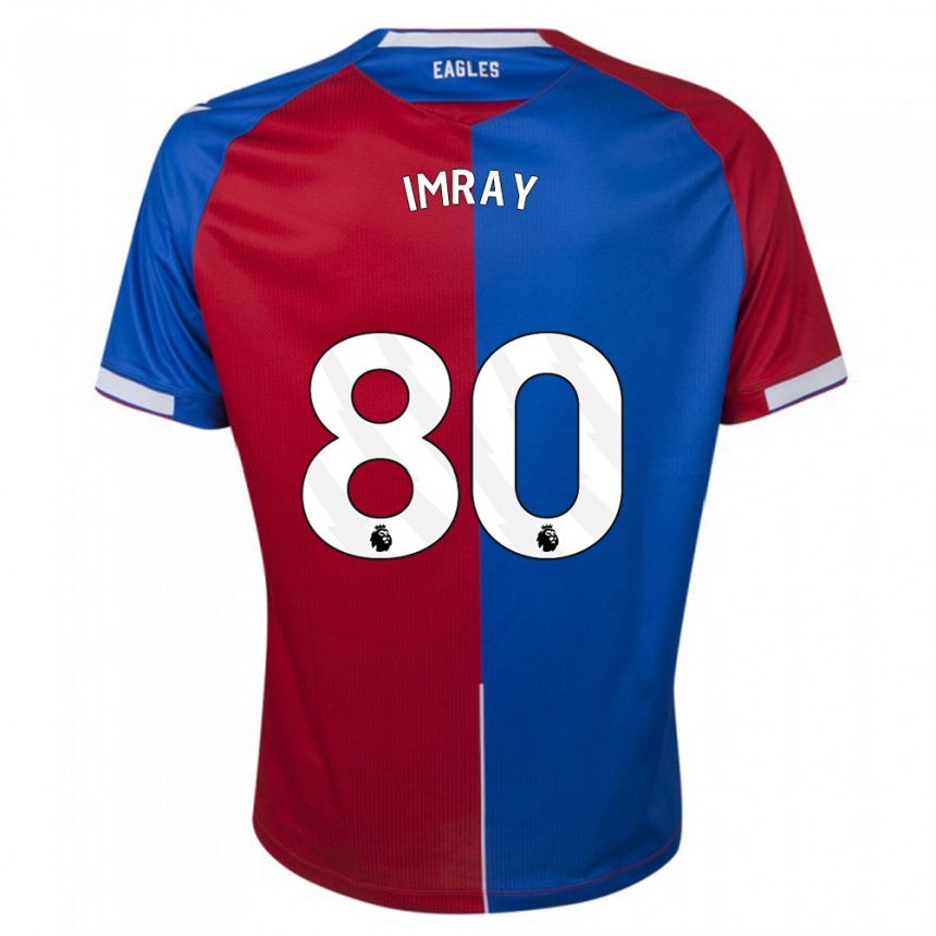 Vaikiškas Danny Imray #80 Raudona Melyna Namų Marškinėliai 2023/24 T-Shirt