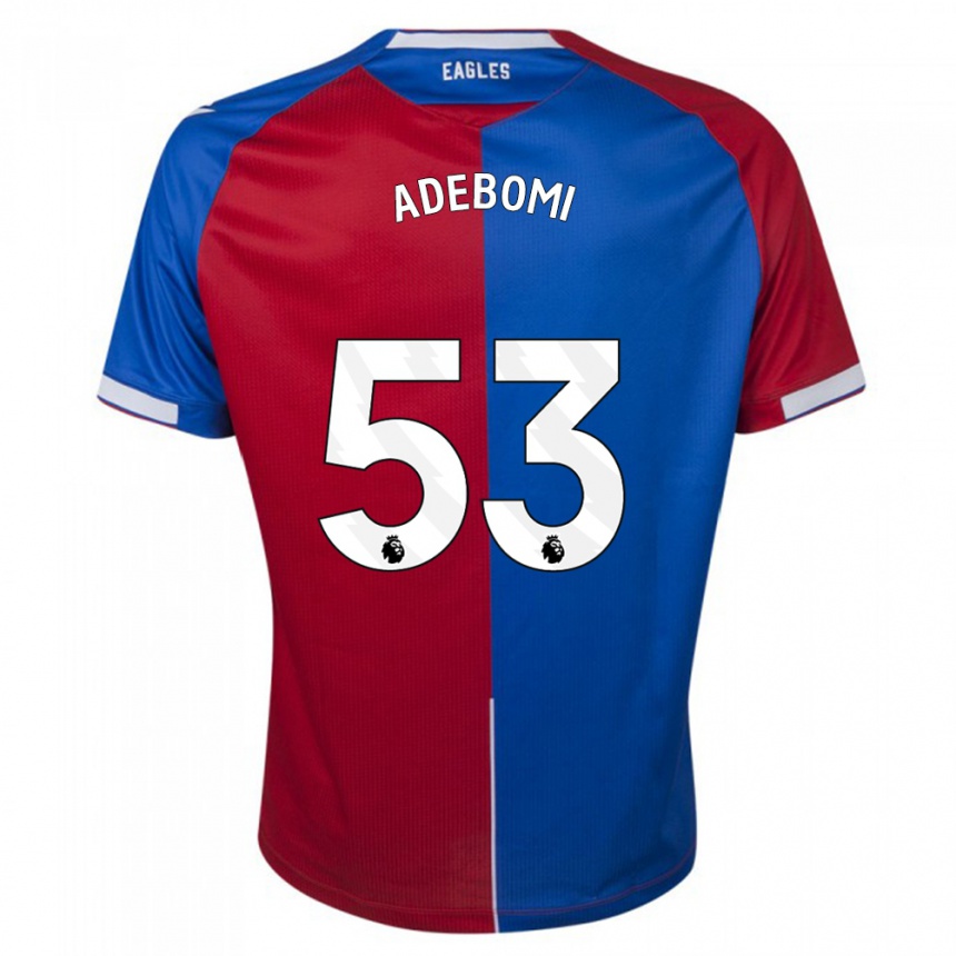 Vaikiškas Ademola Ola Adebomi #53 Raudona Melyna Namų Marškinėliai 2023/24 T-Shirt