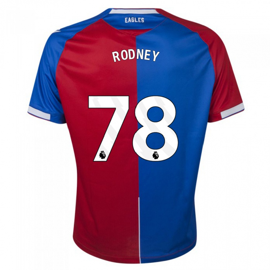 Vaikiškas Kaden Rodney #78 Raudona Melyna Namų Marškinėliai 2023/24 T-Shirt