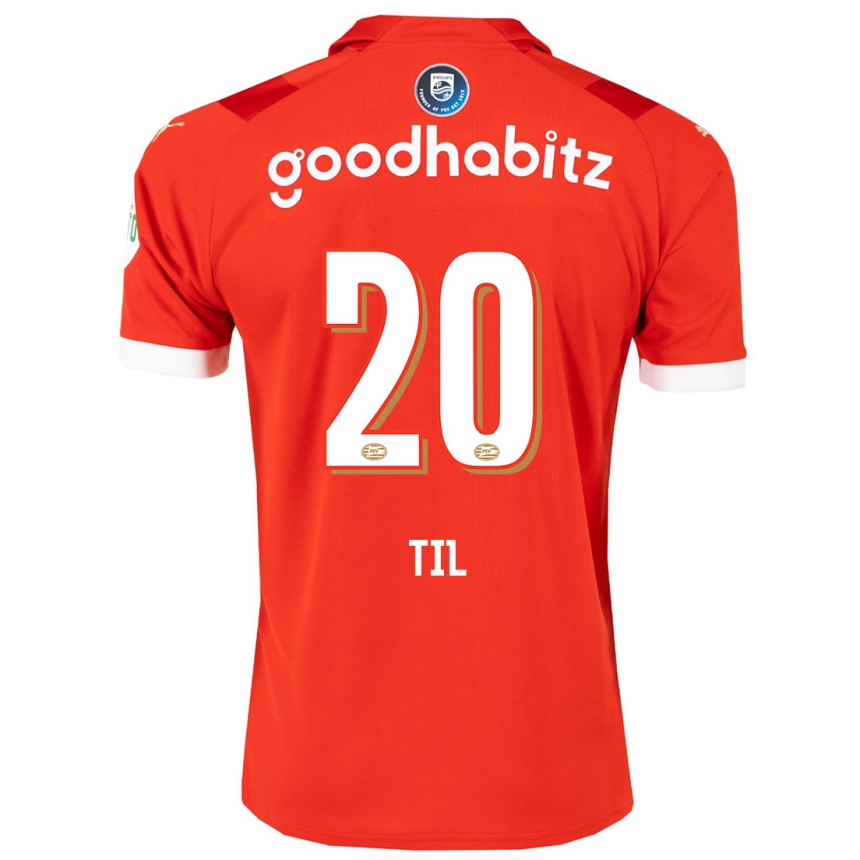 Vaikiškas Guus Til #20 Raudona Namų Marškinėliai 2023/24 T-Shirt