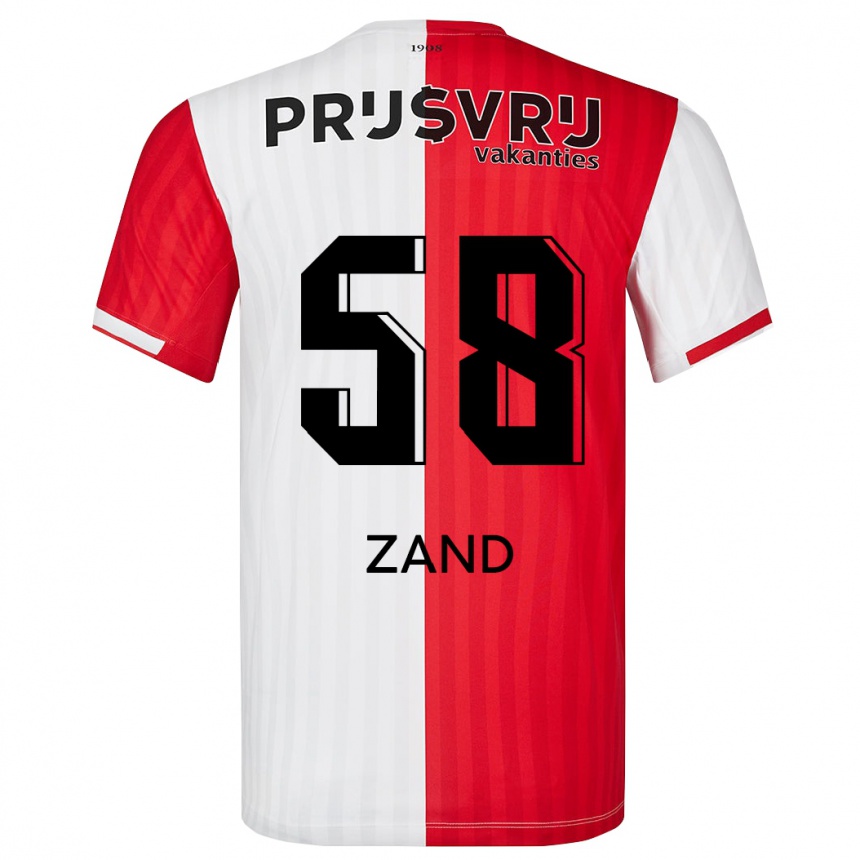 Vaikiškas Shiloht Zand #58 Raudona Balta Namų Marškinėliai 2023/24 T-Shirt