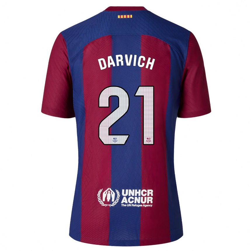 Vaikiškas Noah Darvich #21 Raudona Melyna Namų Marškinėliai 2023/24 T-Shirt