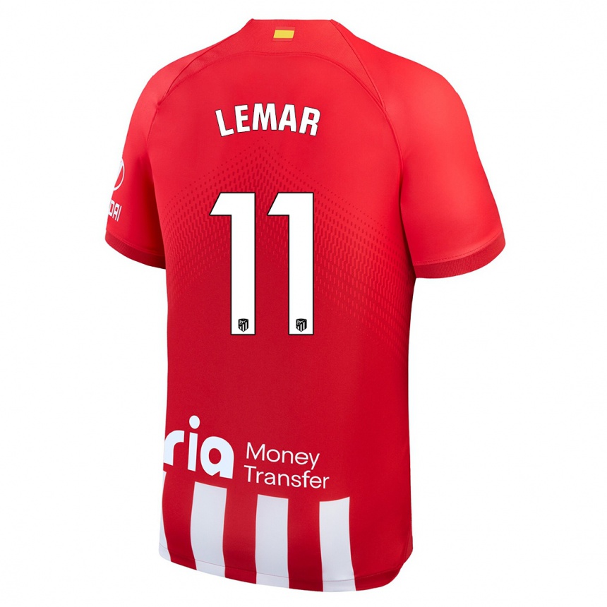 Vaikiškas Thomas Lemar #11 Raudona Balta Namų Marškinėliai 2023/24 T-Shirt