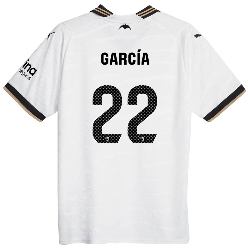 Vaikiškas Azael García #22 Baltas Namų Marškinėliai 2023/24 T-Shirt