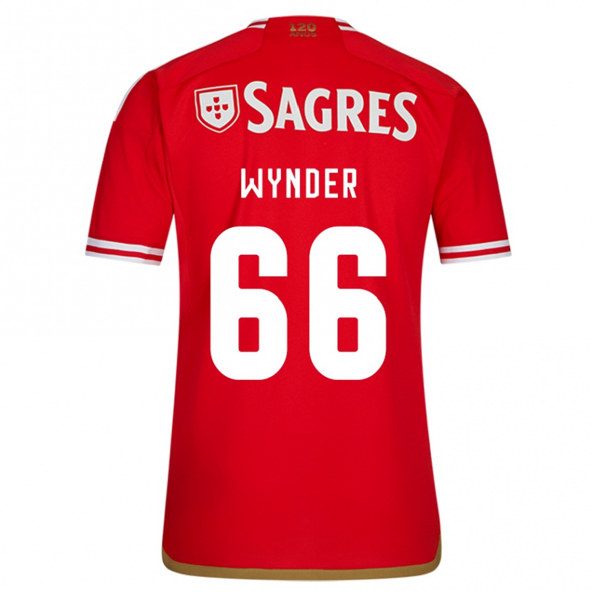 Vaikiškas Joshua Wynder #66 Raudona Namų Marškinėliai 2023/24 T-Shirt