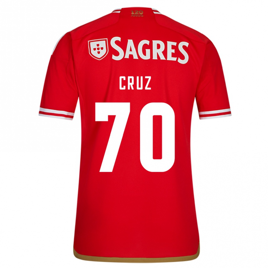 Vaikiškas Filipe Cruz #70 Raudona Namų Marškinėliai 2023/24 T-Shirt