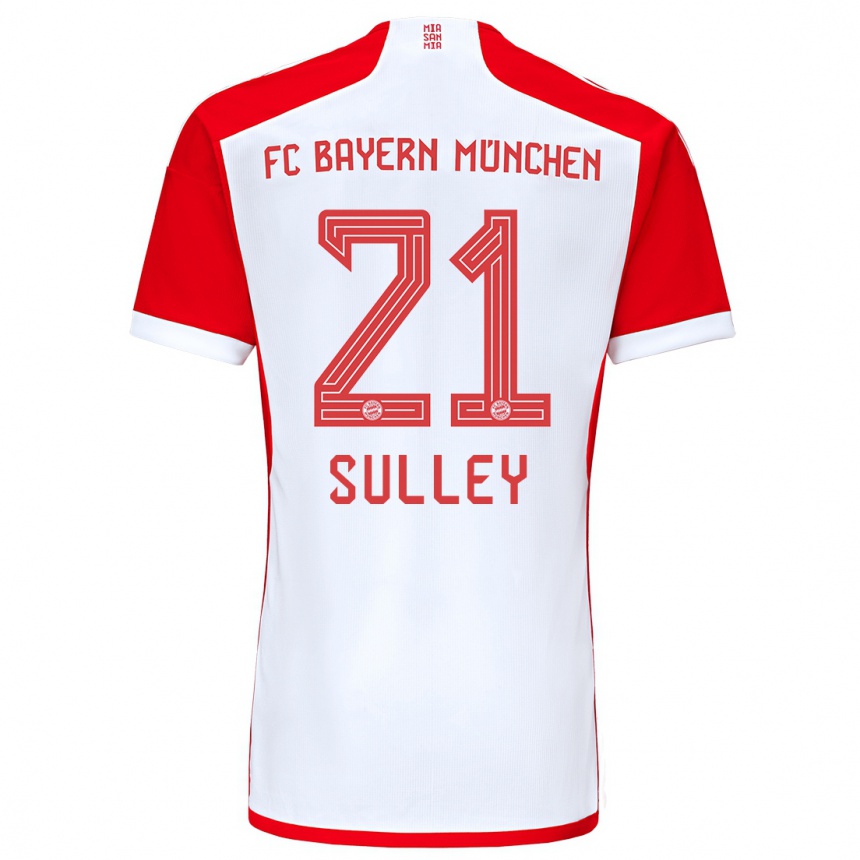 Vaikiškas Williams Baffour Sulley #21 Raudona Balta Namų Marškinėliai 2023/24 T-Shirt