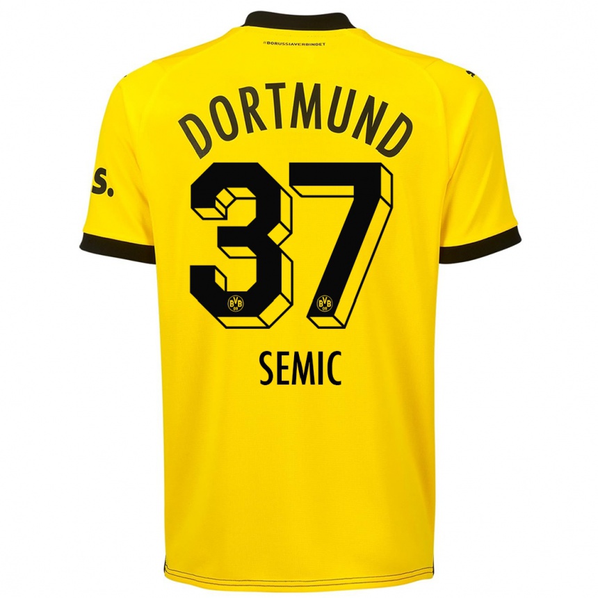 Vaikiškas Lion Semic #37 Geltona Namų Marškinėliai 2023/24 T-Shirt