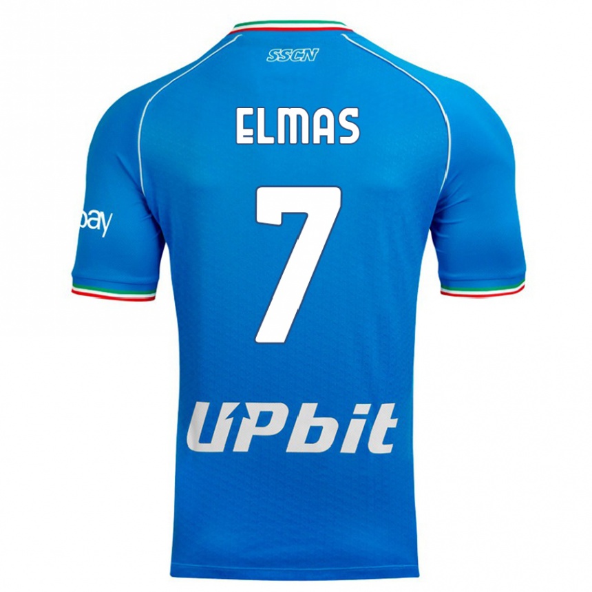 Vaikiškas Eljif Elmas #7 Dangaus Mėlynumo Namų Marškinėliai 2023/24 T-Shirt