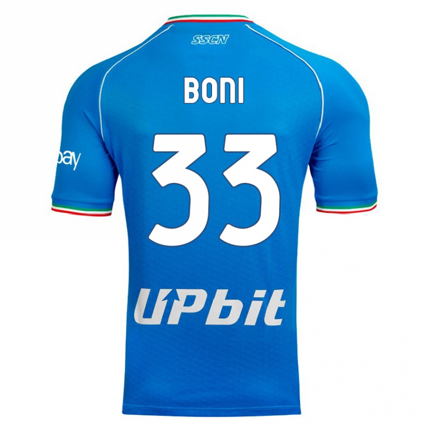 Vaikiškas Landry Boni #33 Dangaus Mėlynumo Namų Marškinėliai 2023/24 T-Shirt