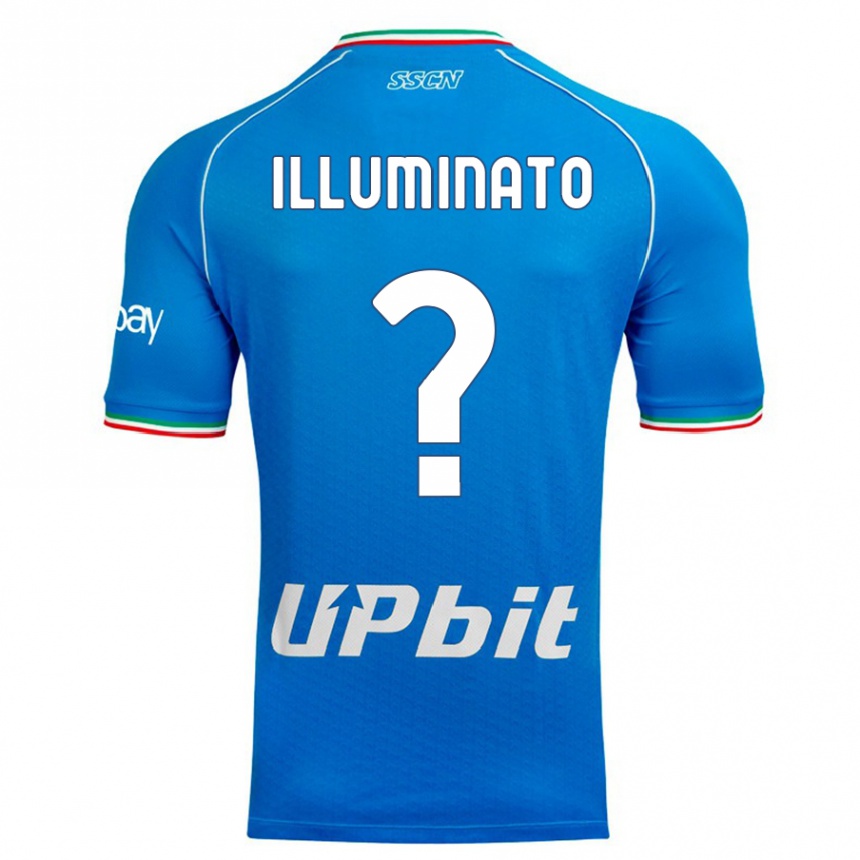 Vaikiškas Antonio Illuminato #0 Dangaus Mėlynumo Namų Marškinėliai 2023/24 T-Shirt