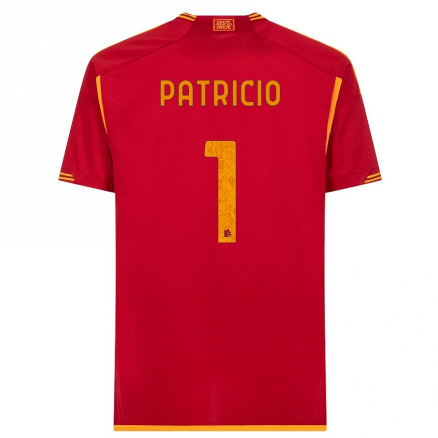 Vaikiškas Rui Patricio #1 Raudona Namų Marškinėliai 2023/24 T-Shirt