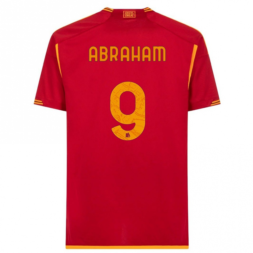 Vaikiškas Tammy Abraham #9 Raudona Namų Marškinėliai 2023/24 T-Shirt