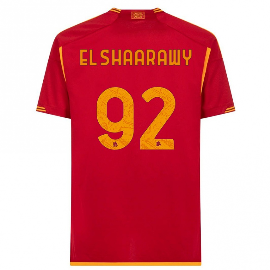 Vaikiškas Stephan El Shaarawy #92 Raudona Namų Marškinėliai 2023/24 T-Shirt