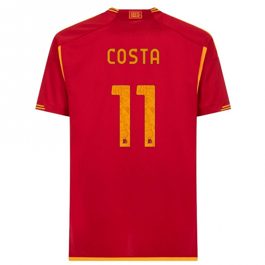 Vaikiškas João Costa #11 Raudona Namų Marškinėliai 2023/24 T-Shirt