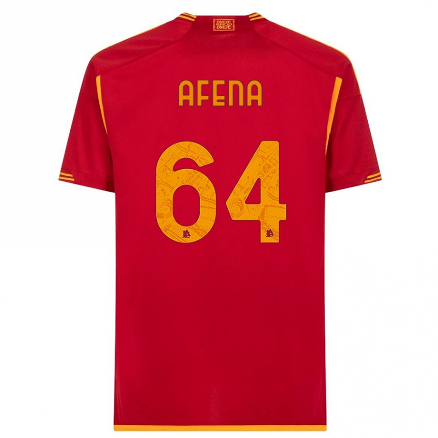 Vaikiškas Felix Afena-Gyan #64 Raudona Namų Marškinėliai 2023/24 T-Shirt