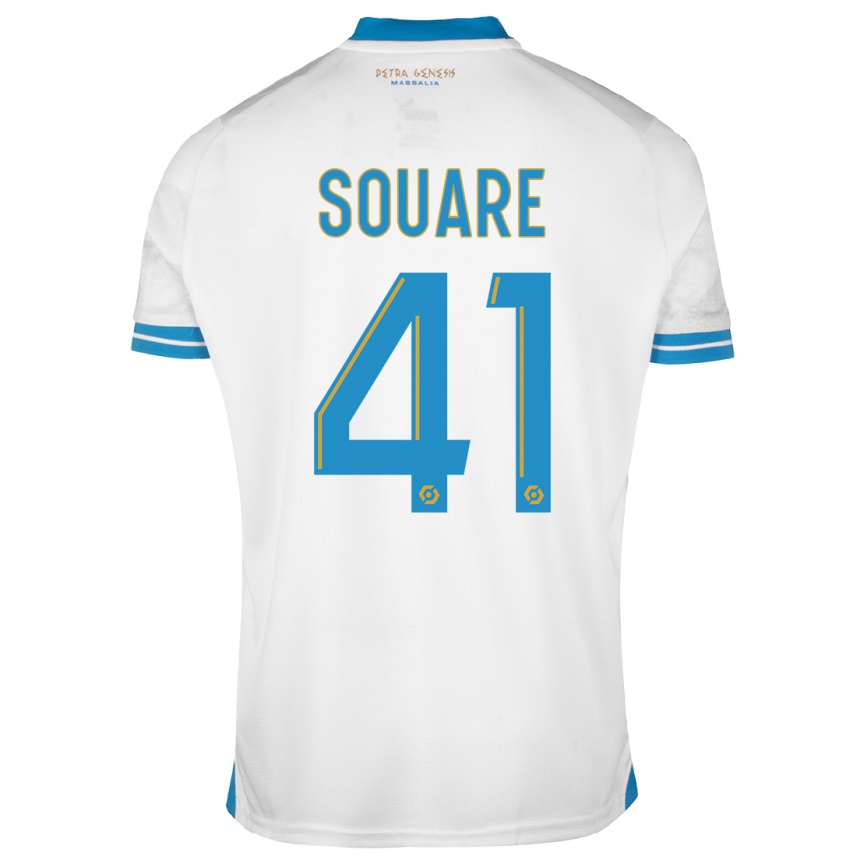 Vaikiškas Cheick Souare #41 Baltas Namų Marškinėliai 2023/24 T-Shirt