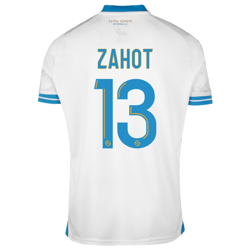 Vaikiškas Sarah Zahot #13 Baltas Namų Marškinėliai 2023/24 T-Shirt