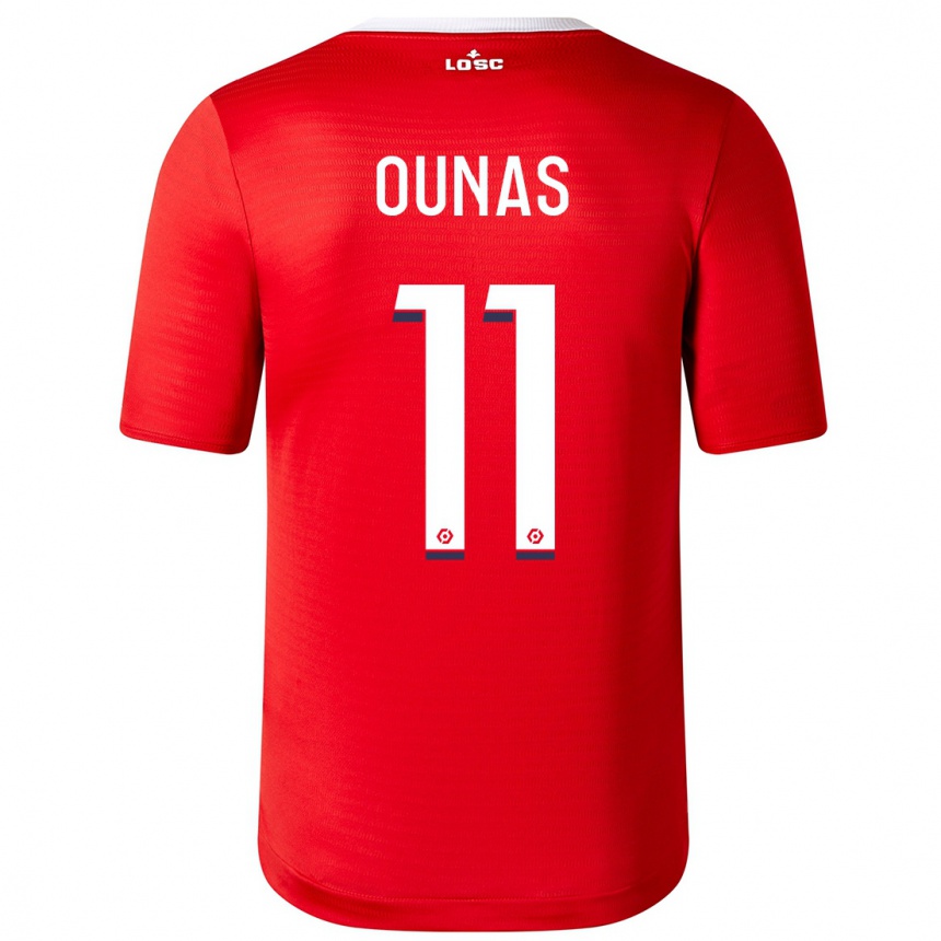 Vaikiškas Adam Ounas #11 Raudona Namų Marškinėliai 2023/24 T-Shirt