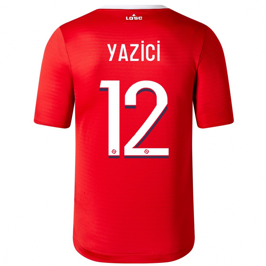 Vaikiškas Yusuf Yazici #12 Raudona Namų Marškinėliai 2023/24 T-Shirt