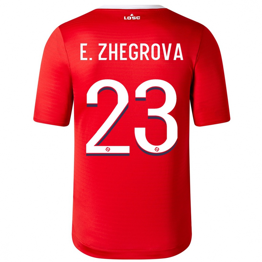 Vaikiškas Edon Zhegrova #23 Raudona Namų Marškinėliai 2023/24 T-Shirt