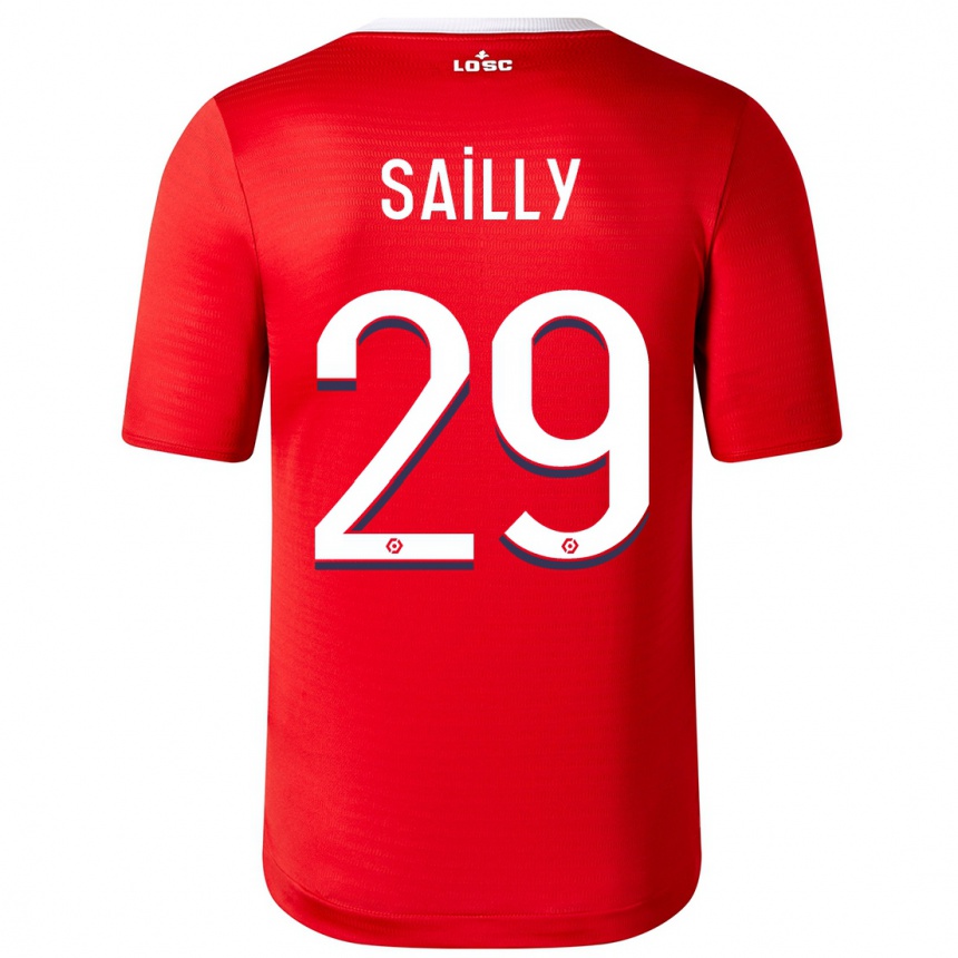 Vaikiškas Charlotte Sailly #29 Raudona Namų Marškinėliai 2023/24 T-Shirt