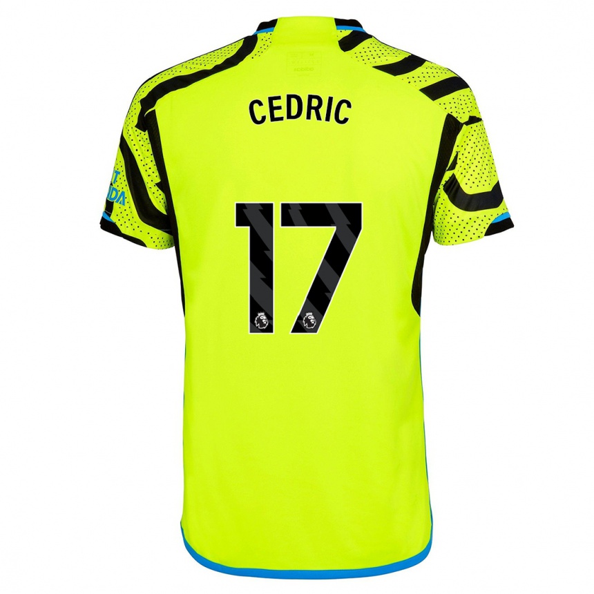 Vaikiškas Cedric Soares #17 Geltona Išvykos Marškinėliai 2023/24 T-Shirt