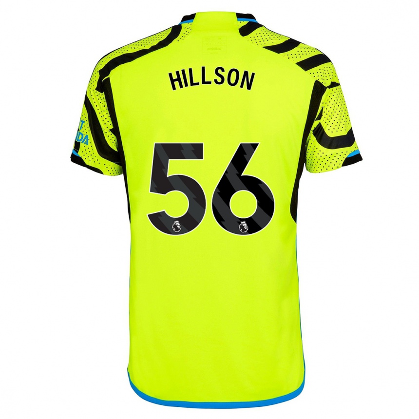 Vaikiškas James Hillson #56 Geltona Išvykos Marškinėliai 2023/24 T-Shirt