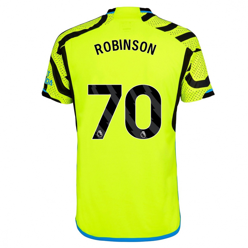 Vaikiškas Josh Robinson #70 Geltona Išvykos Marškinėliai 2023/24 T-Shirt