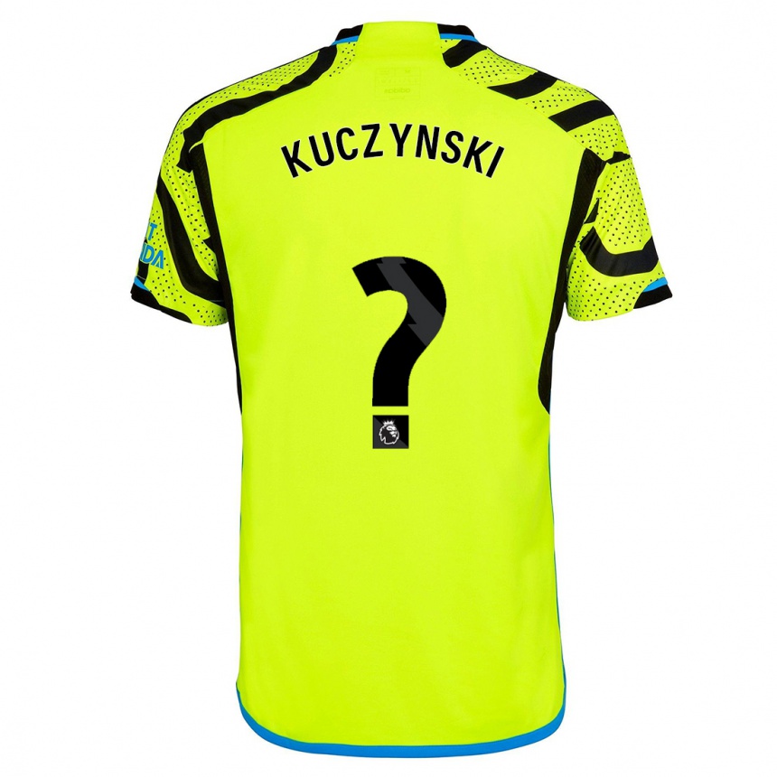 Vaikiškas Max Kuczynski #0 Geltona Išvykos Marškinėliai 2023/24 T-Shirt