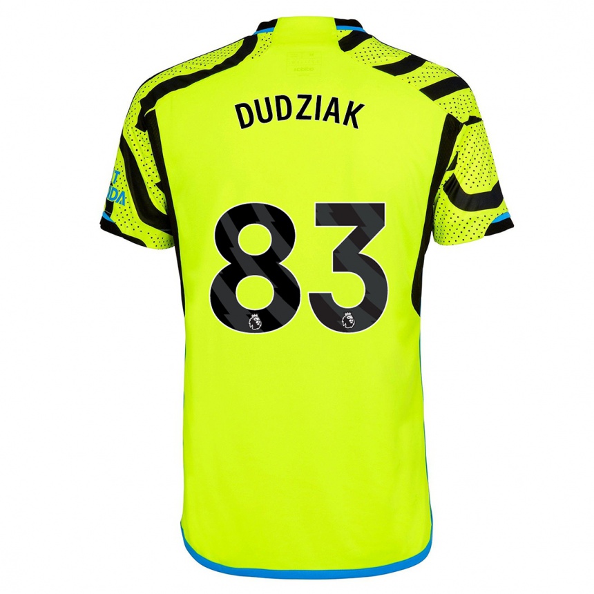 Vaikiškas Harrison Dudziak #83 Geltona Išvykos Marškinėliai 2023/24 T-Shirt