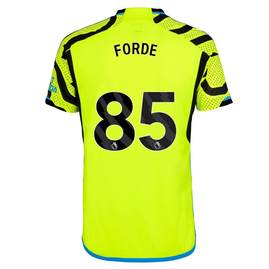 Vaikiškas Romari Forde #85 Geltona Išvykos Marškinėliai 2023/24 T-Shirt