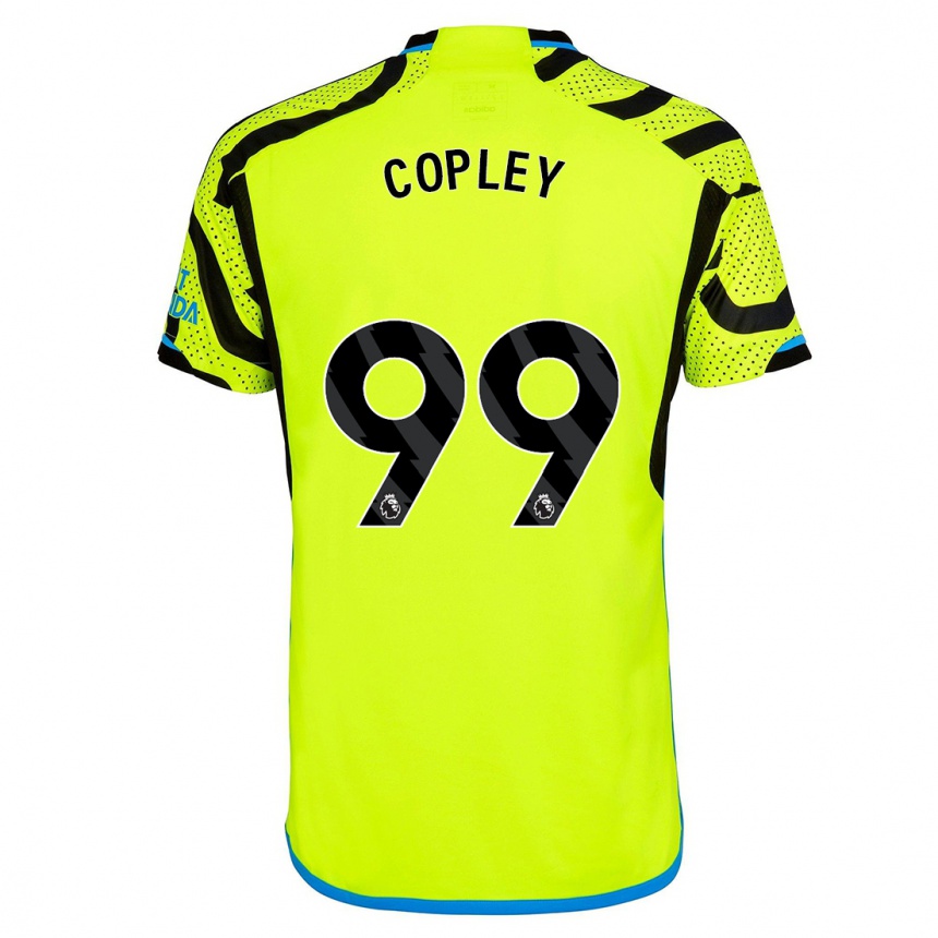 Vaikiškas Louie Copley #99 Geltona Išvykos Marškinėliai 2023/24 T-Shirt