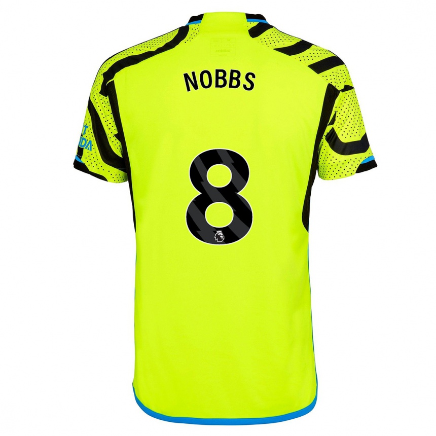 Vaikiškas Nobbs #8 Geltona Išvykos Marškinėliai 2023/24 T-Shirt